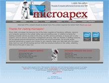 Tablet Screenshot of microapex.com